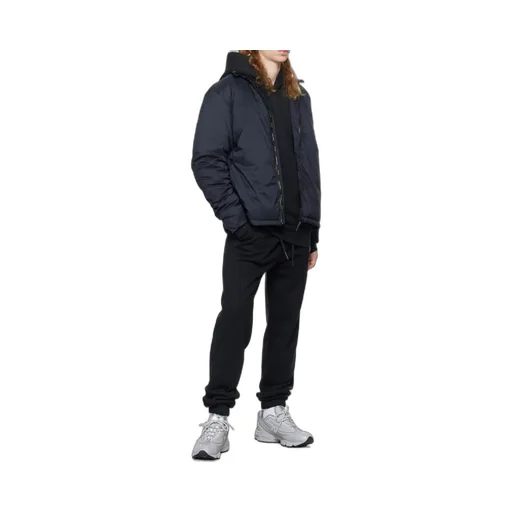 Down-Feather Logo-Patch Jacket