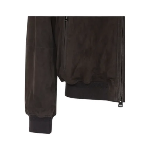 Suede Bomber Jacket