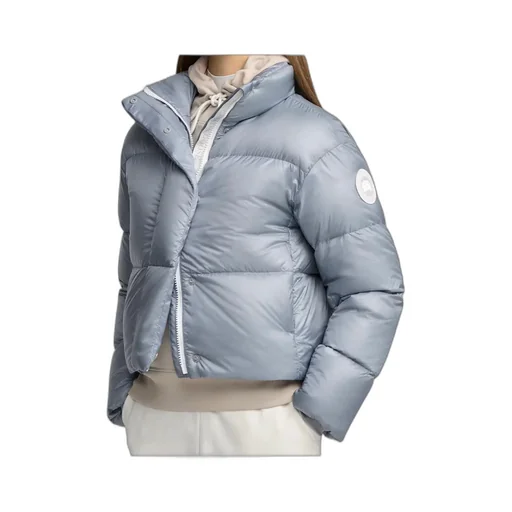 Cypress Cropped Puffer White Label