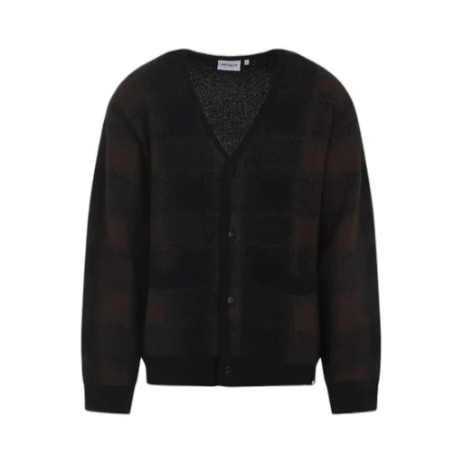Long-Sleeved Knitted Cardigan