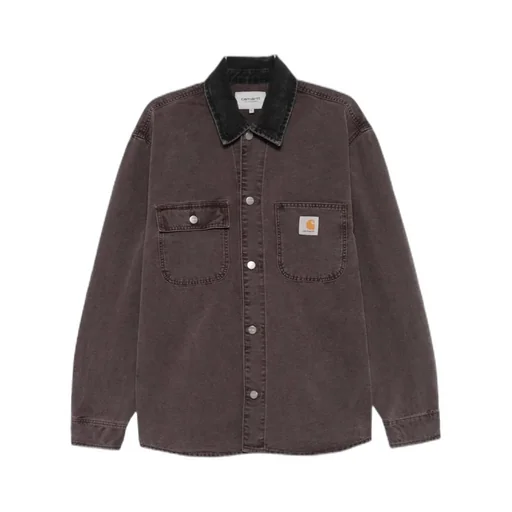 Mitch Logo Patch Denim Shirt