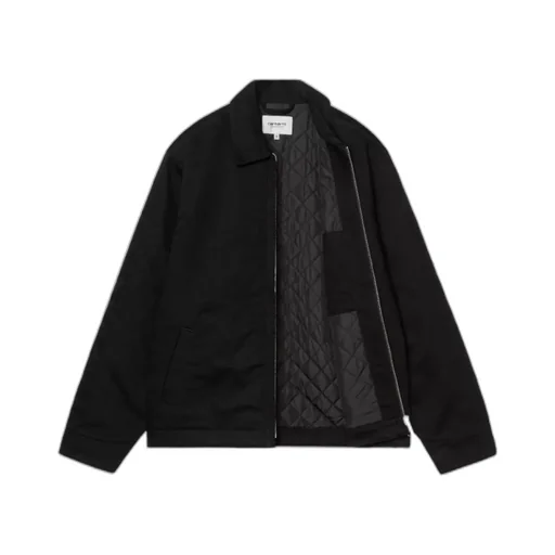 Logo Embroidered Zip-Up Jacket