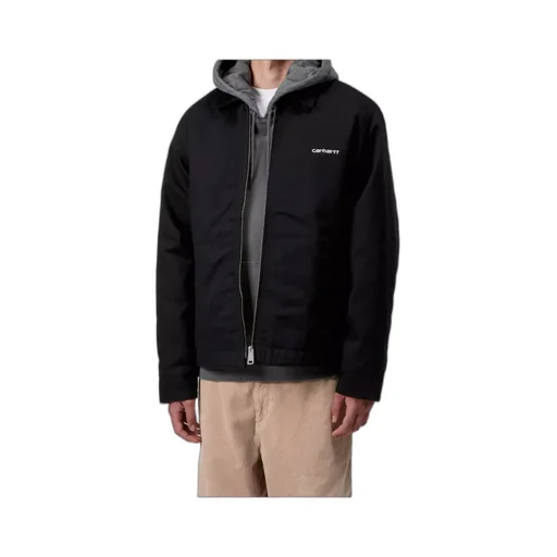 Logo Embroidered Zip-Up Jacket