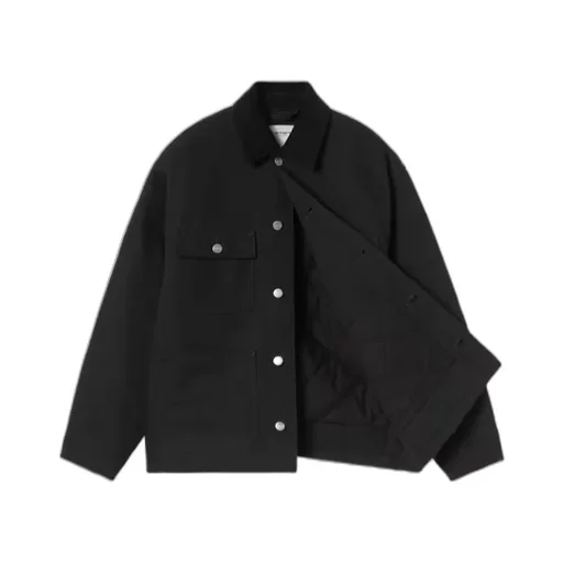 Corduroy-Effect Pocket Jacket