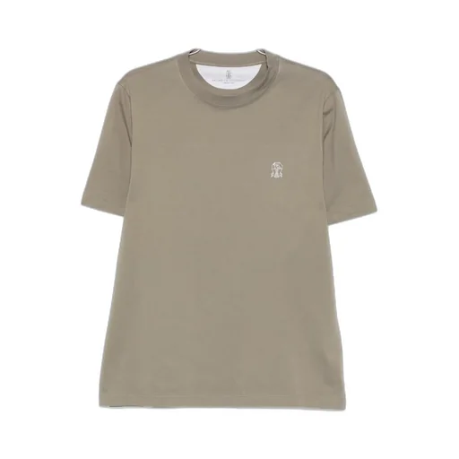 Logo Embroidered Crewneck T-Shirt