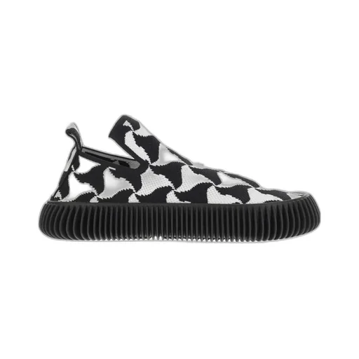 Interwoven Designed Slip-On Sneakers