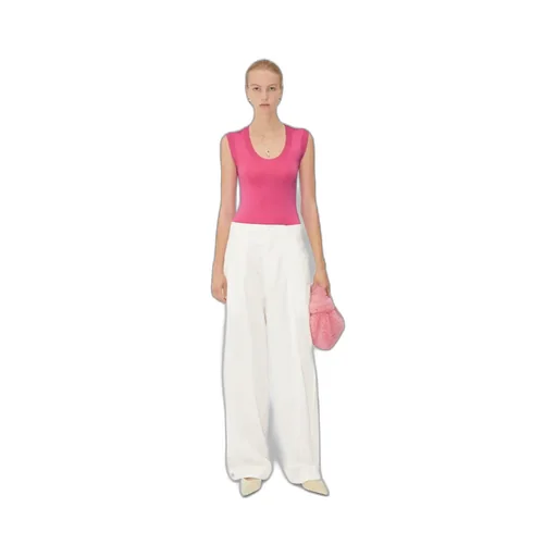 Sleeveless Knitted Vest Top