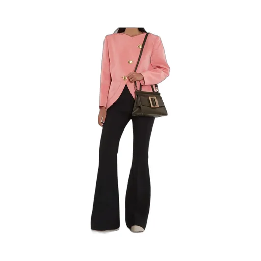 Karl 24 Gold Buckle Cross-Body Bag