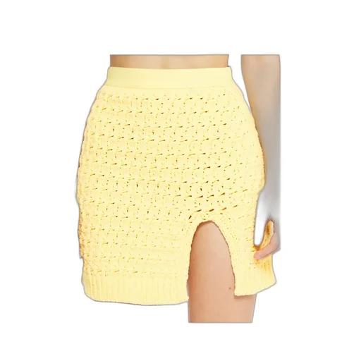 High-Waisted Knitted Skirt