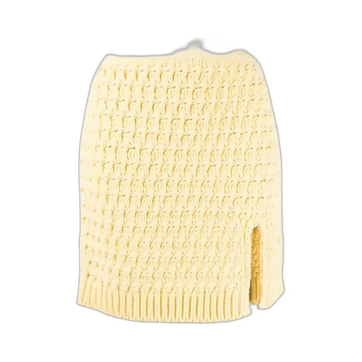 High-Waisted Knitted Skirt