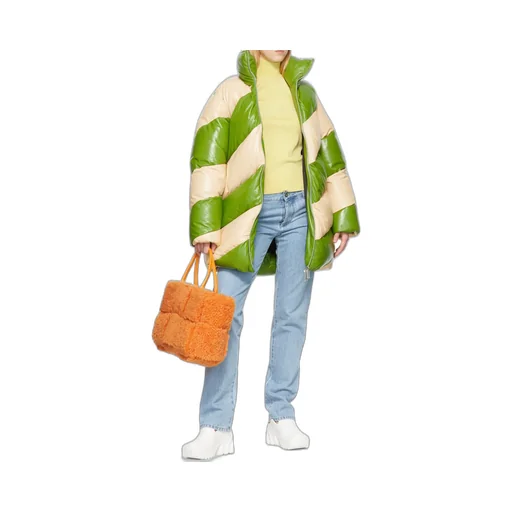 Intrecciato Shearling Tote Bag