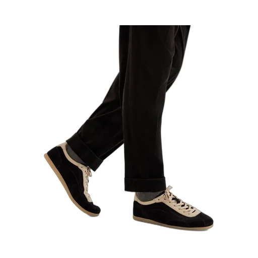 Suede Panelled Sneakers