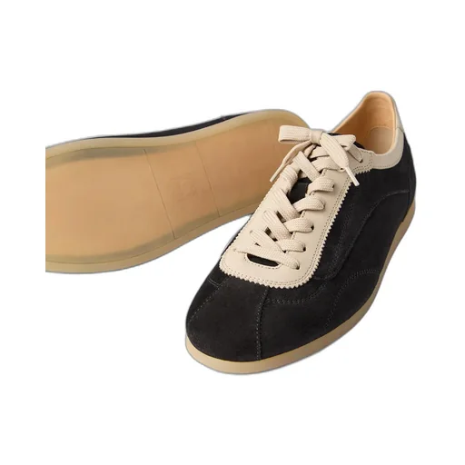 Suede Panelled Sneakers