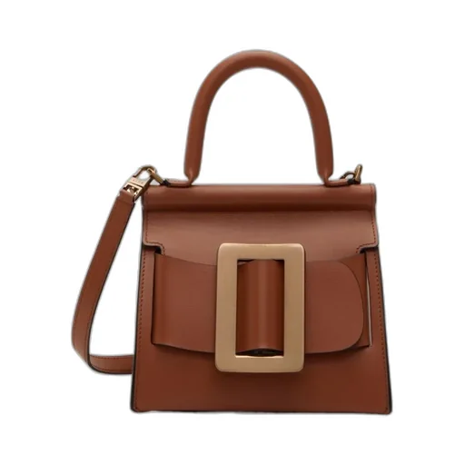 Logo Folding Cover Shoulder Bag