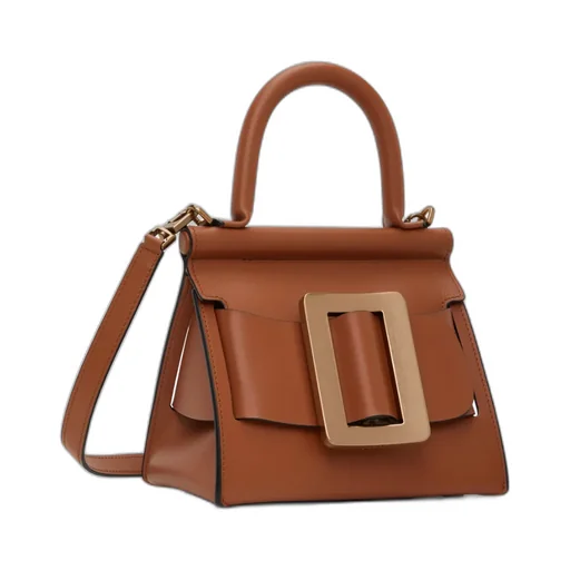 Logo Folding Cover Shoulder Bag