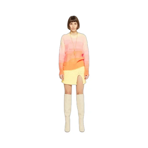 High-Waisted Knitted Skirt