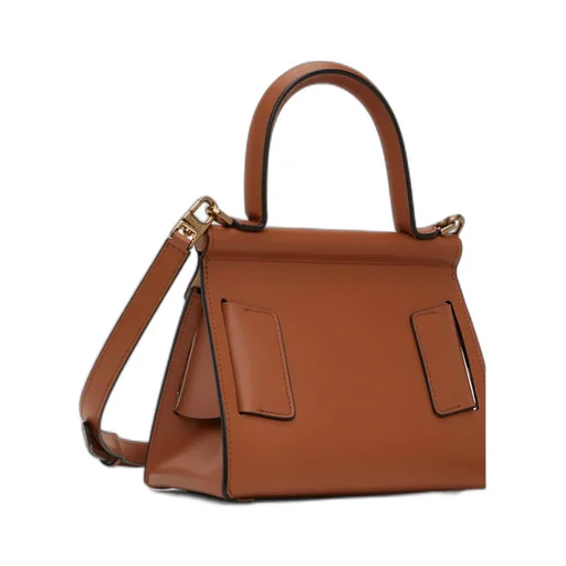 Logo Folding Cover Shoulder Bag