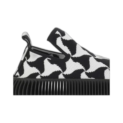 Interwoven Designed Slip-On Sneakers