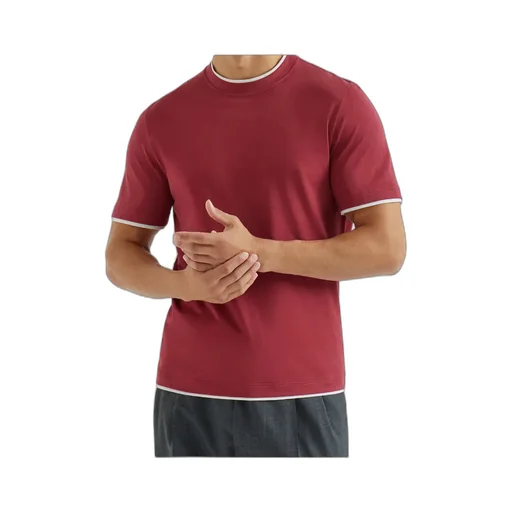 Crew-Neck Faux-Layering T-Shirt