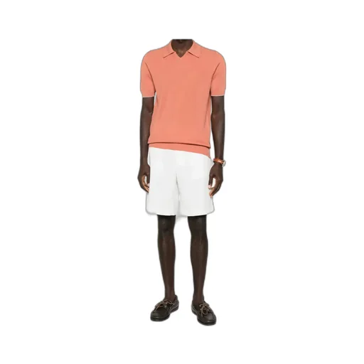 V-Neck Ribbed T-Shirt