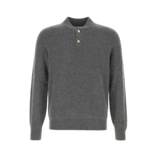 Long-Sleeved Knitted Jumper