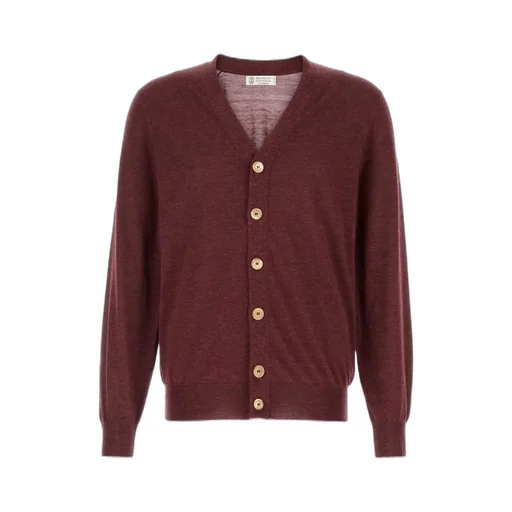 V-Neck Knitted Cardigan