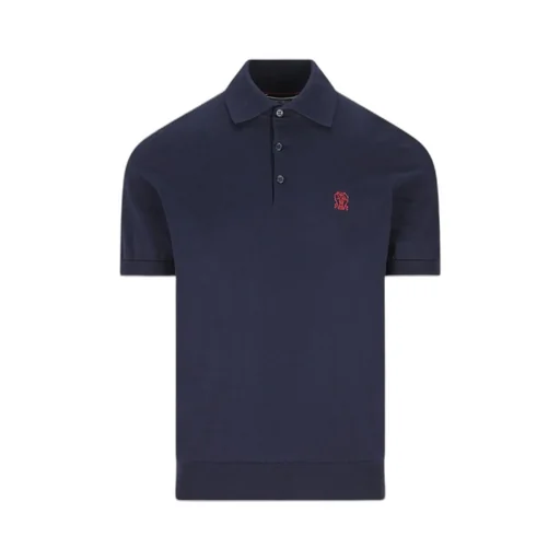 Embroidered-Logo Polo Shirt