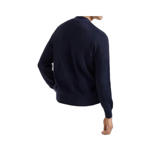 Ribbed Button Cardigan