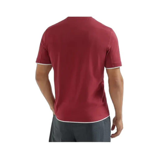 Crew-Neck Faux-Layering T-Shirt