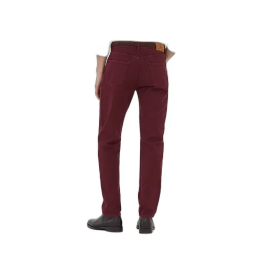 Garment-Dyed Leisure Fit Five-Pocket Trousers