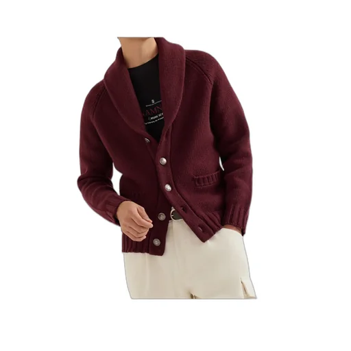 Shawl-Collar Cardigan