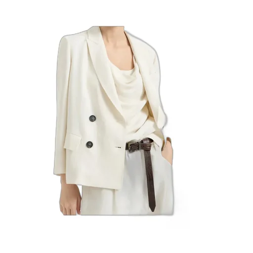 Double-Breasted Tailored Blazer