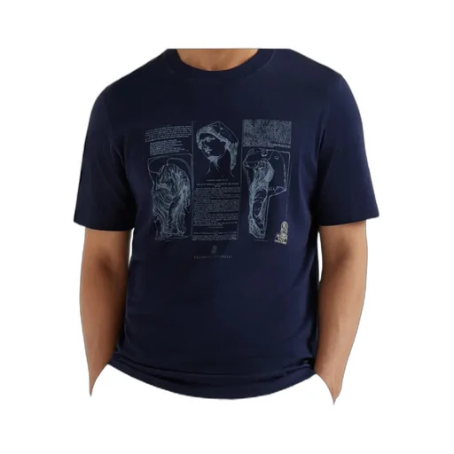 Crew-Neck Graphic-Print T-Shirt