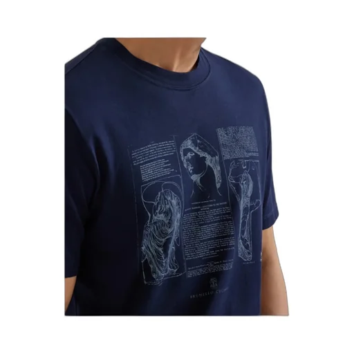 Crew-Neck Graphic-Print T-Shirt