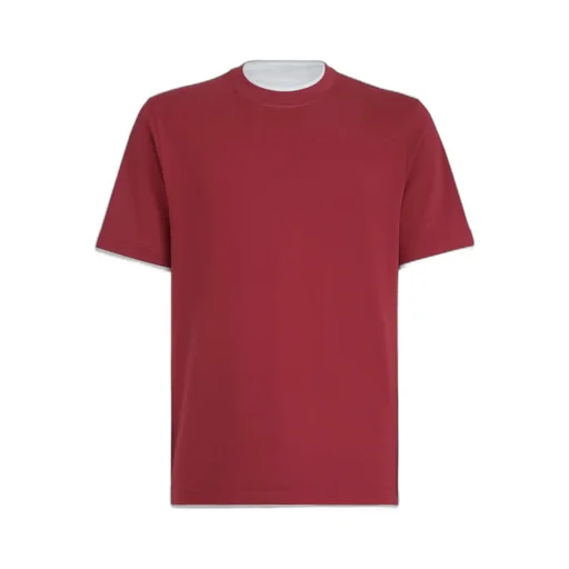 Crew-Neck Faux-Layering T-Shirt