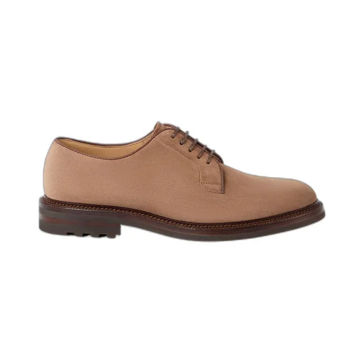 Suede Lace-Up Shoes