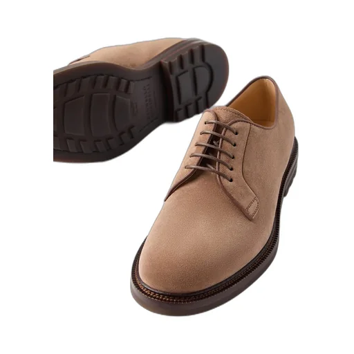 Suede Lace-Up Shoes