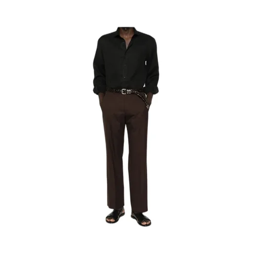 Buttoned Long-Sleeved Shirt