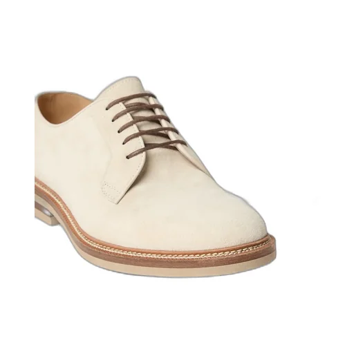 Round Toe Lace-Up Derby Shoes