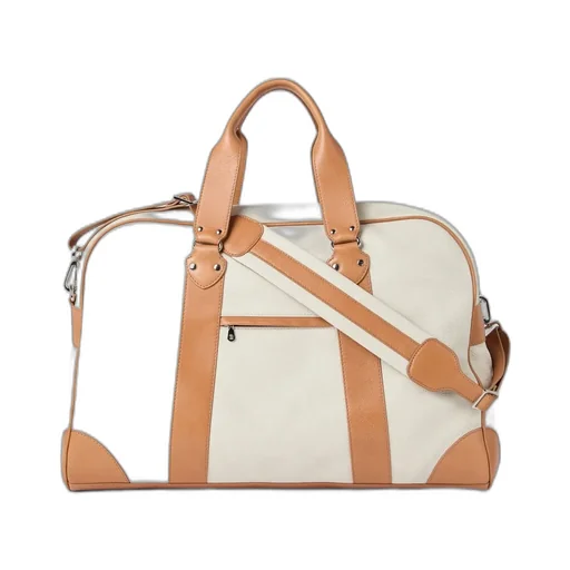 Leather-Trimmed Holdall