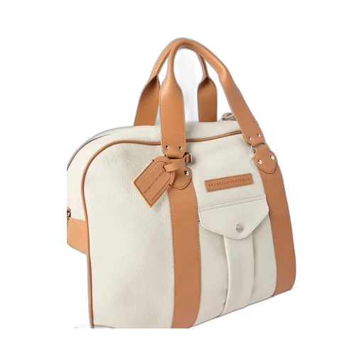 Leather-Trimmed Holdall