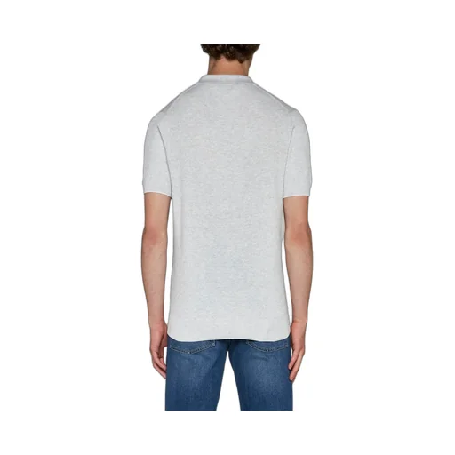 Fine-Knitted Ribbed Polo Shirt