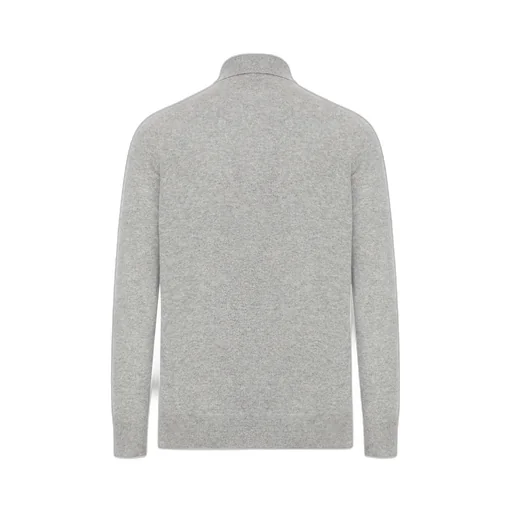 Long Sleeved Knitted Polo Top