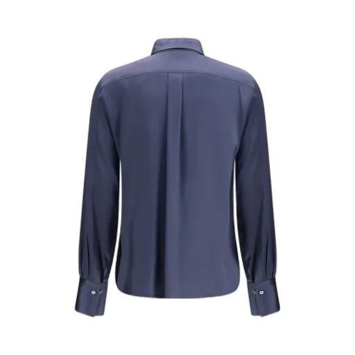 Long-Sleeve Silk Shirt