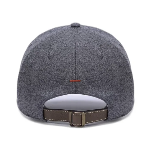 Embroidered Wool Cap