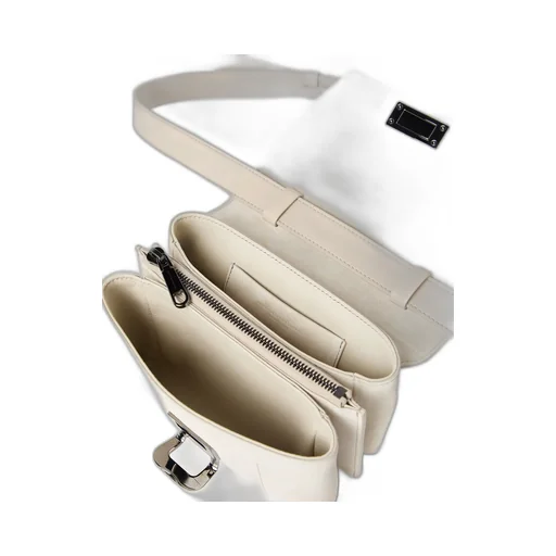 Sartorial Foldover Top Small Bag