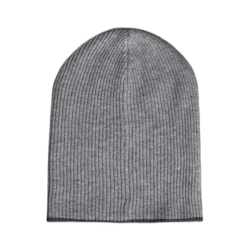Contrast-Trimmed Knitted Beanie