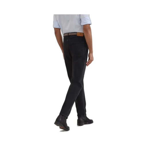 Logo Patch Straight-Leg Jeans