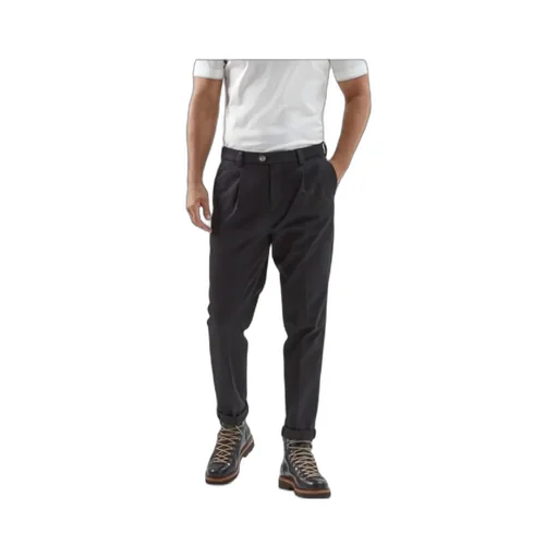 Cropped Cotton Trousers