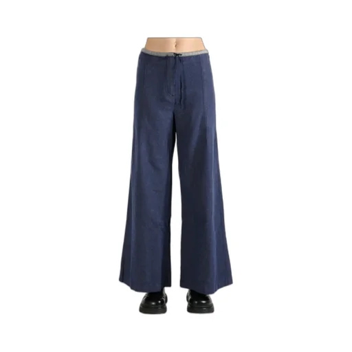 Arthur Drawstring Wide-Leg Trousers